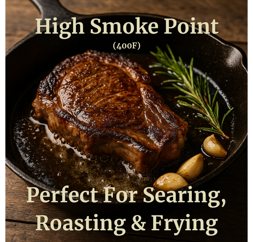 LeRoy’s Rocky Mountain Beef Tallow – 7 lb Bucket