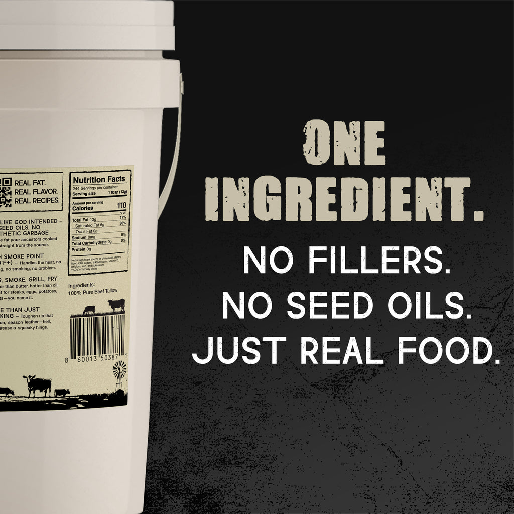 LeRoy’s Rocky Mountain Beef Tallow – 7 lb Bucket